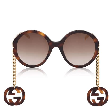 gucci round sunglasses women's.